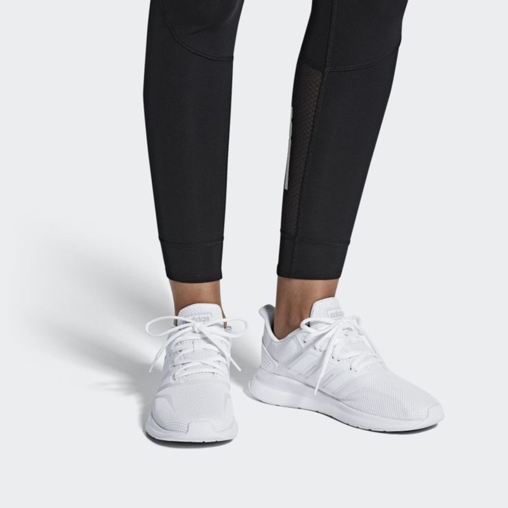 Adidas runfalcon running shoes cloud white